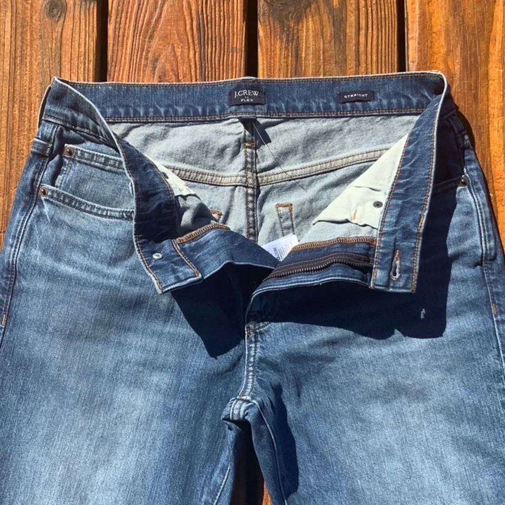 Men’s J.Crew Flex Straight Fit Jeans Mid Wash Size 30x30